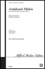 Antiphonal Alleluia SATB choral sheet music cover